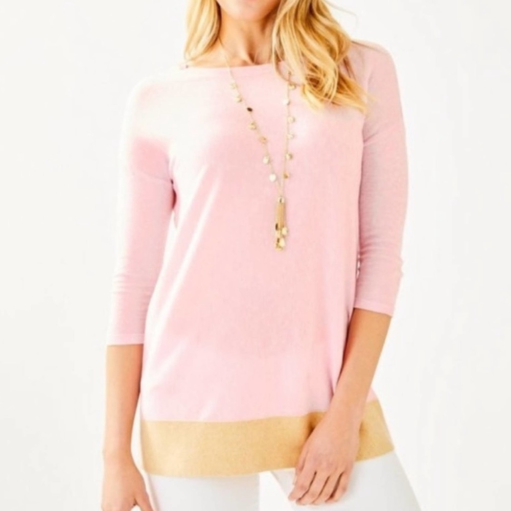 Lilly Pulitzer Dayna Heathered Pink Sweater